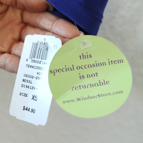 NWT Windsor Long Special Occasion Dress Fitted - Picture 7 of 7